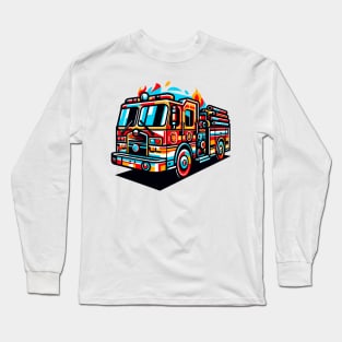 Fire Truck Long Sleeve T-Shirt